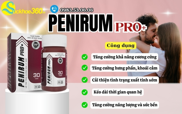 công dụng của penirum pro+